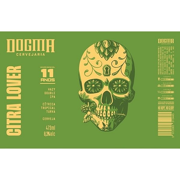 Cerveja Dogma - Citra Lover 11 anos