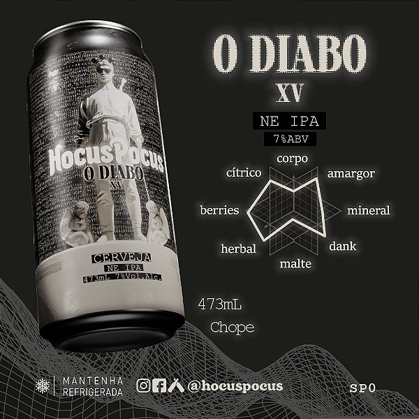 Cerveja Hocus Pocus - O Diabo (NE IPA)