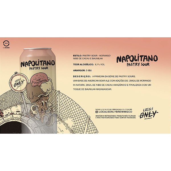 Cerveja Locals Only - NAPOLITANO