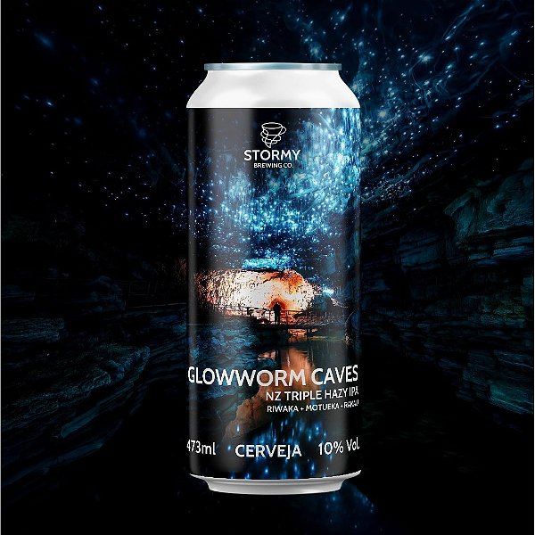 Cerveja Stormy - Glowworm Caves (NZ Triple Hazy IPA)