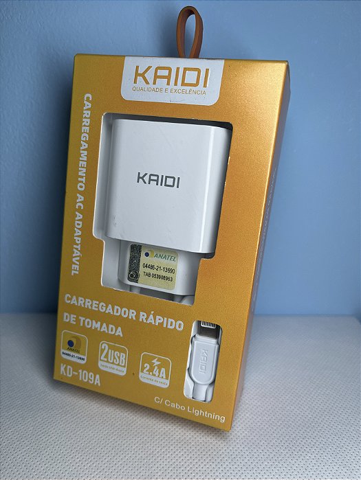 Carregador Kaidi - KD109A - iPhone