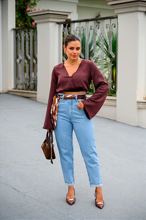 Calça Feminina Mom Jeans Clarinha Godli