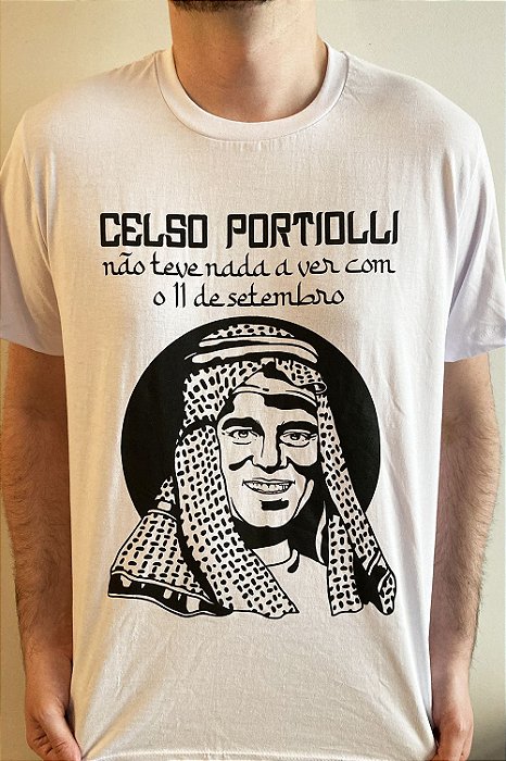 Camiseta Celso Portiolli não teve nada a ver com o 11 de setembro
