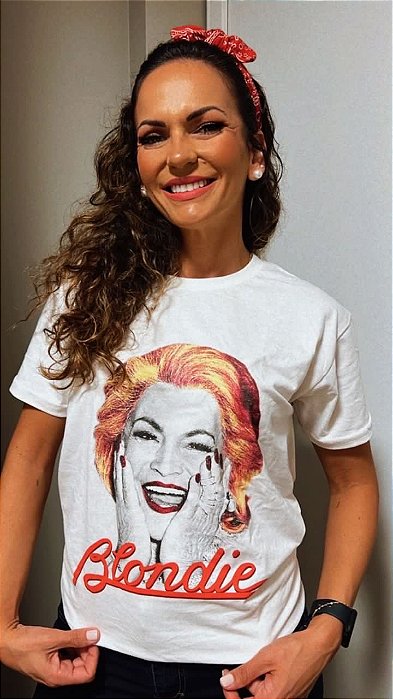 Camiseta Blondie Gracinha por Marko Mello - Off-White