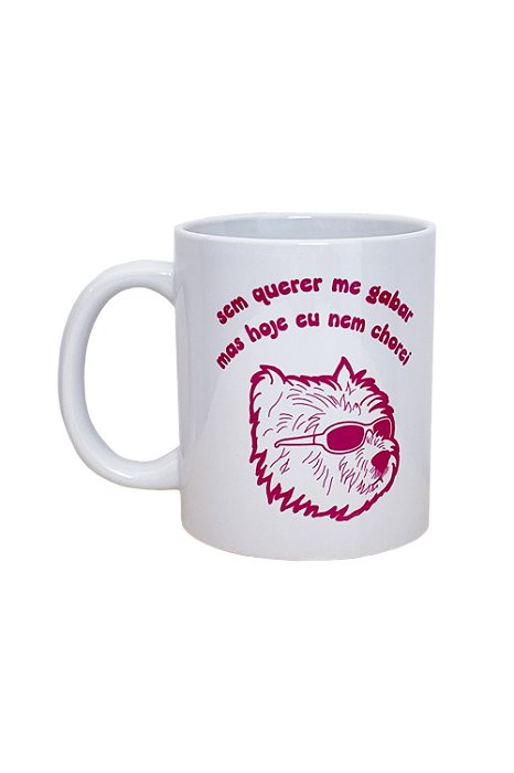 Caneca Sem Querer Me Gabar Mas Hoje Eu Nem Chorei