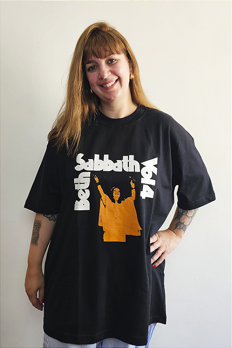 Camiseta Oversized Beth Sabbath por Marko Mello