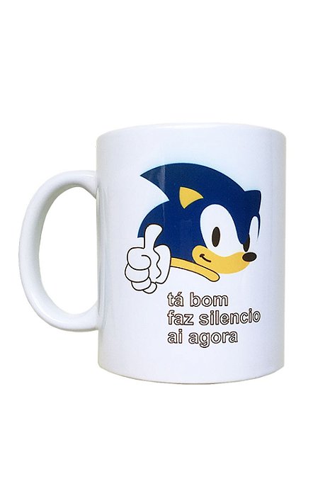 Caneca Tá bom faz silêncio aí agora