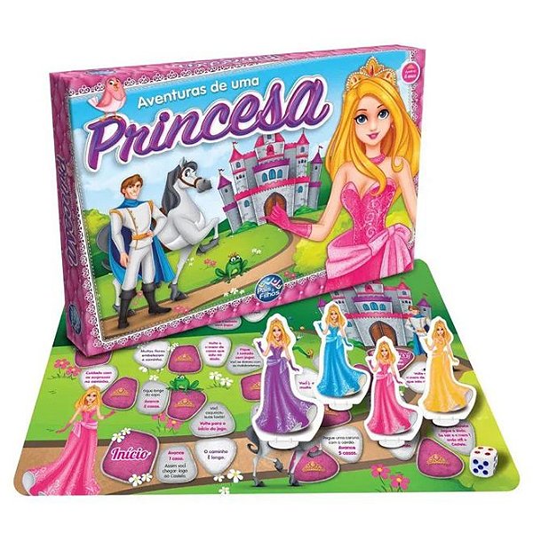 Jogo de tabuleiro personalizado Princesas