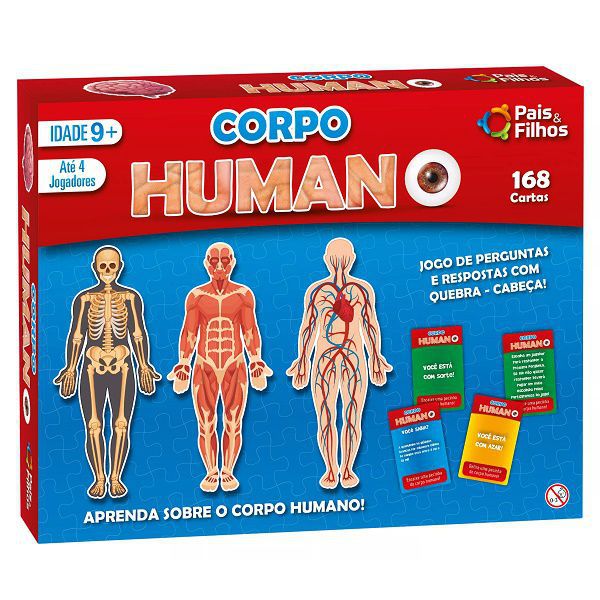 QUEBRA CABEÇA EDUCATIVO - CORPO HUMANO