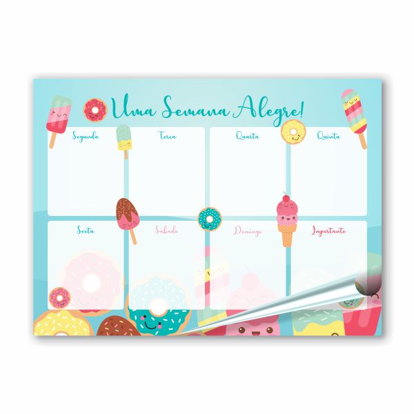 PLANNER DOCES DELICIAS 23X17 C/24FLS 76006