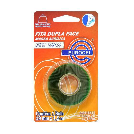 FITA DUPLA FACE 19X1,5 MASSA ACRILICA