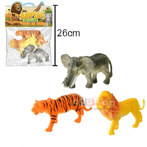 KIT ANIMAL SELVAGEM 3 PEÇAS SOLAPA ZB1163 ART BRINK