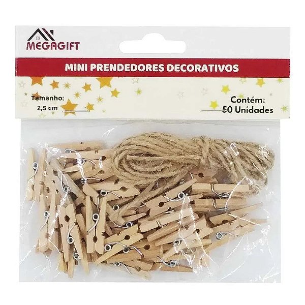 MINI PRENDEDOR 50PC MDF