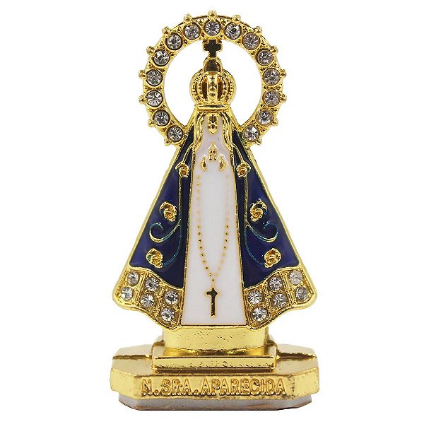NOSSA SENHORA  APARECIDA 6CM DE  METAL