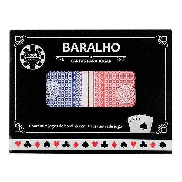 BARALHO DUPLO PLASTICO REF.1M2023