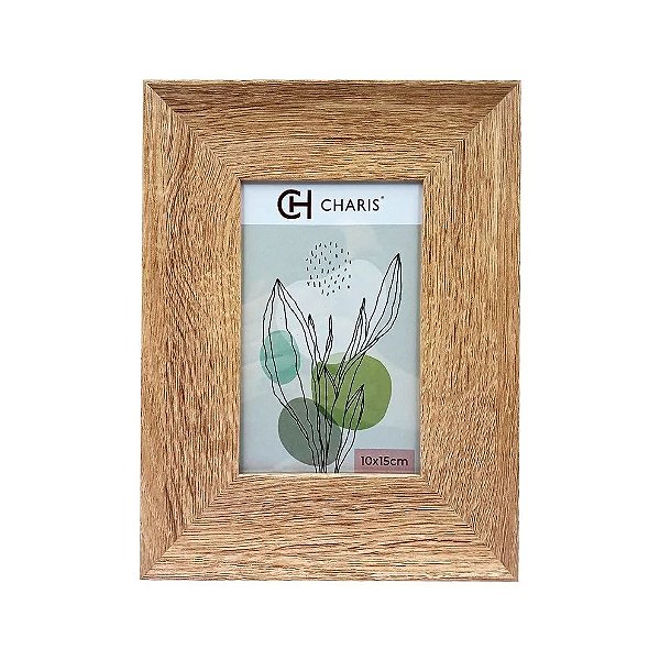 PORTA RETRATO PARA FOTO 10X15CM MODERN BEGE MDF