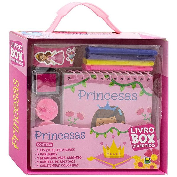 LIVRO BOX DIVERTIDO PRINCESAS