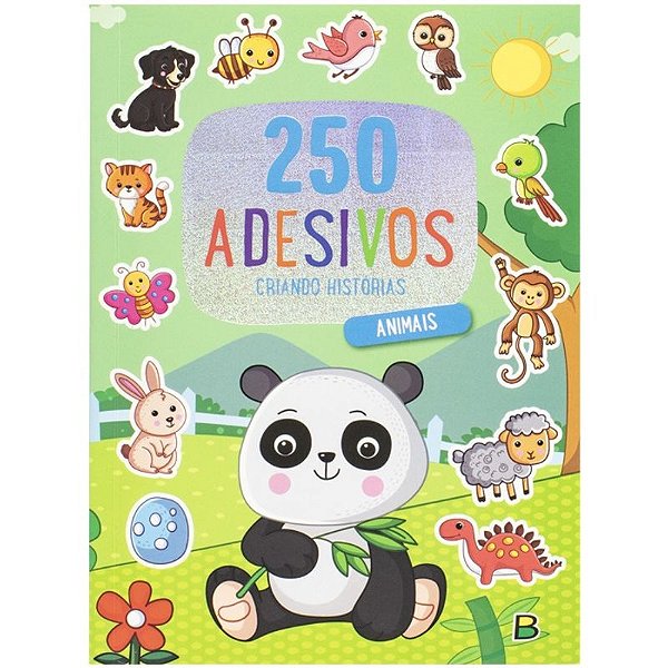 LIVRO 250 ADESIVOS  CRIANDO HISTORIAS  ANIMAIS