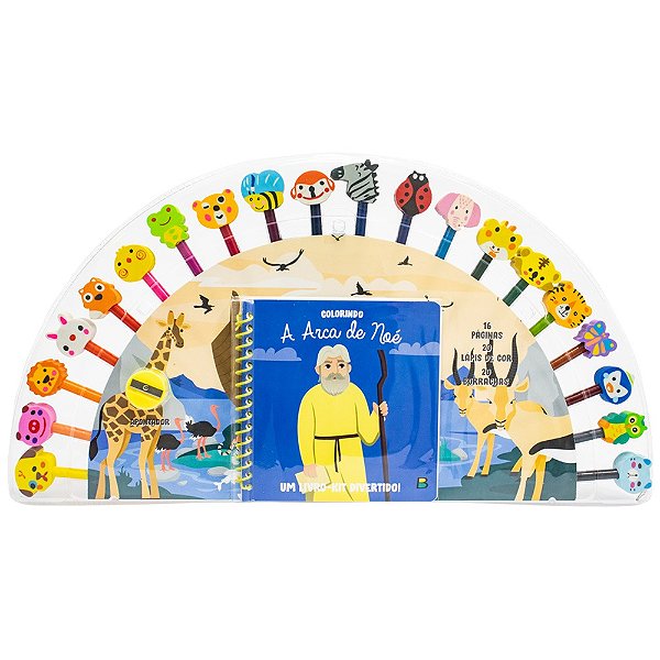 LIVRO KIT DIVERTIDO A ARCA DE NOE