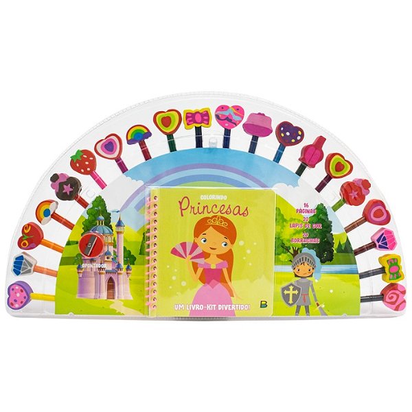 LIVRO KIT DIVERTIDO PRINCESAS