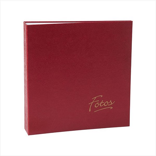 ALBUM AUTOCOLANTE FERRAGEM 15 FOLHAS PAPEL BRANCO166Vermelho