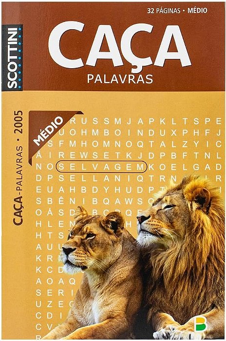 CAÇA PALAVRAS 32P N 2005 MEDIO  SCOTTINI