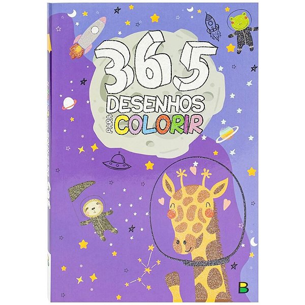 LIVRO COM 365 DESENHOS PARA COLORIR  RX