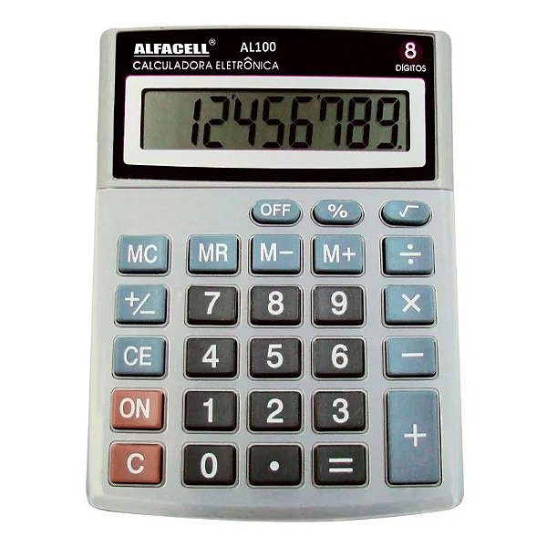 CALCULADORA MESA 8 DIGITOS 13,5X10,5CM