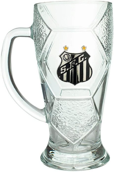 CANECA 630ML BOLA FUTEBOL SANTOS FC  OFICIAL