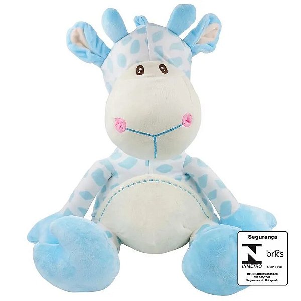 BICHO DE PELUCIA GIRAFA 36CM