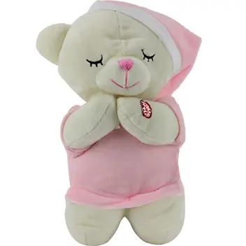BICHO DE PELUCIA URSO QUE REZA 28CM