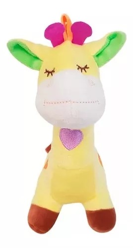 BICHO DE PELUCIA GIRAFA 20CM