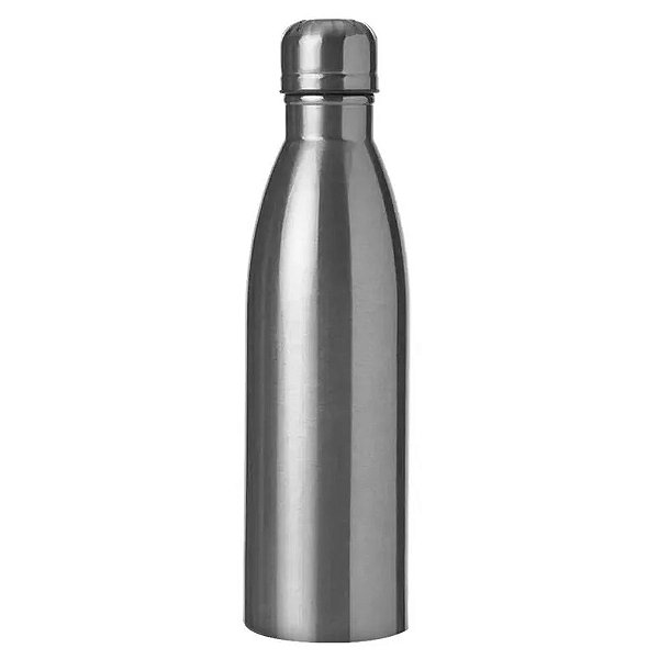 GARRAFA 650ML LISA ALUMINIO PRATA