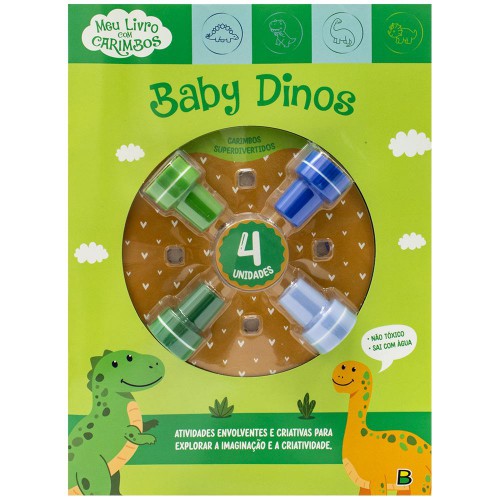 MEU LIVRO COM CARIMBOS BABY DINOS