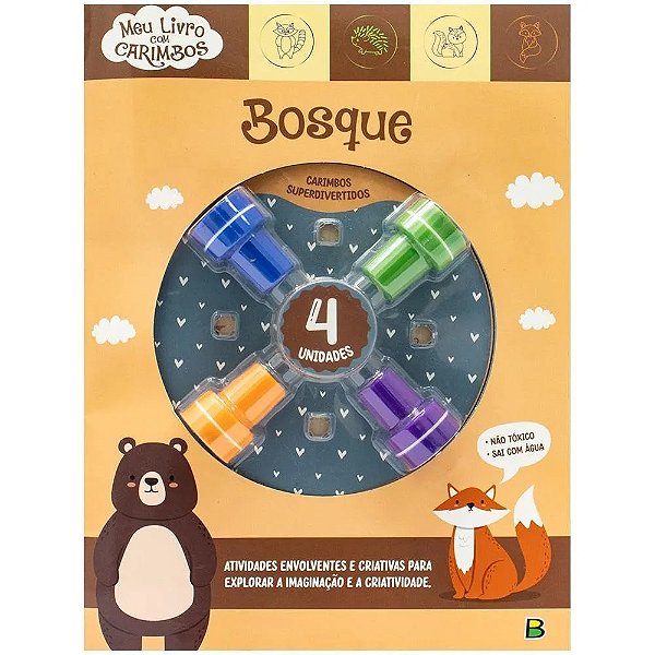 MEU LIVRO COM CARIMBOS BOSQUE