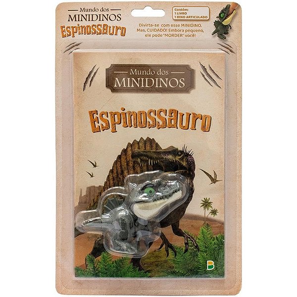 LIVRO MUNDO DOS MINIDINOS ESPINOSSAURO
