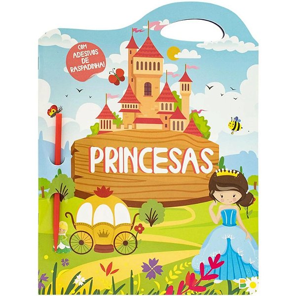 LIVRO COLE & RABISQUE PRINCESAS