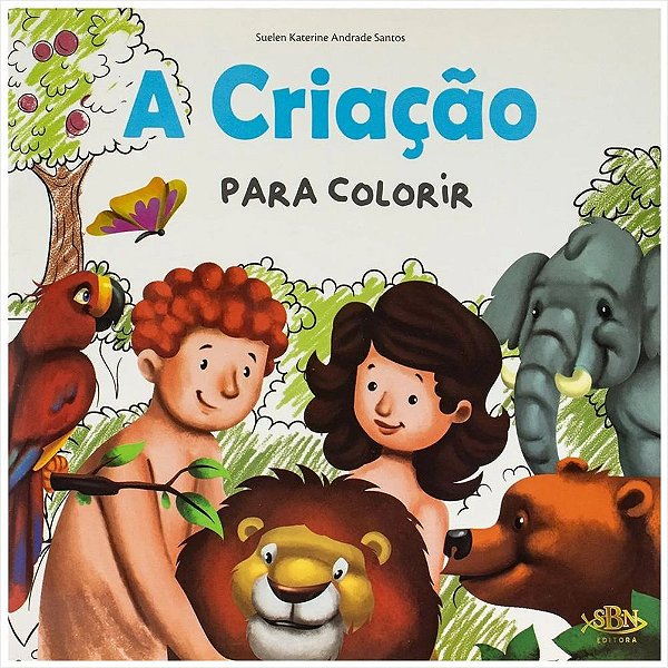 LIVRO CONTOS BIBLICOS PARA COLORIR A CRIACAO