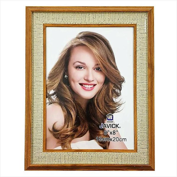 Porta Retrato Decorativo 15x20cm em Plástico Javick