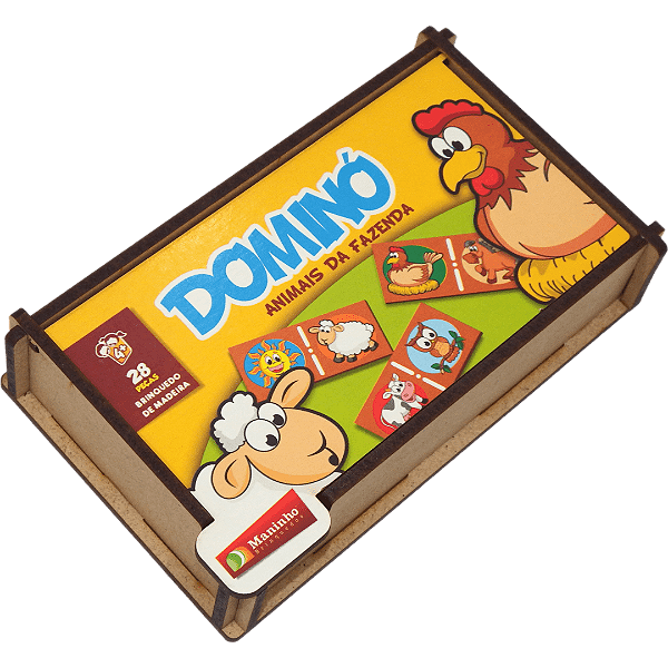 DOMINO DIVERTIDO ANIMAIS DA FAZENDA