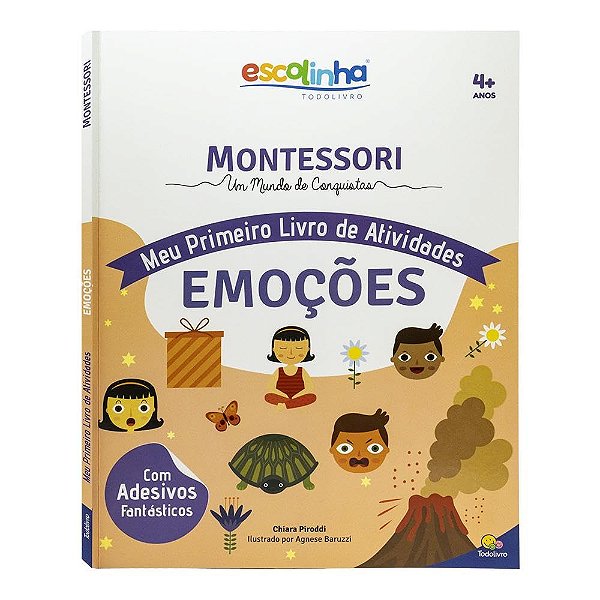 ESCOLINHA MONTESSORI MEU LIVRO ATIVIDADES EMOCOES