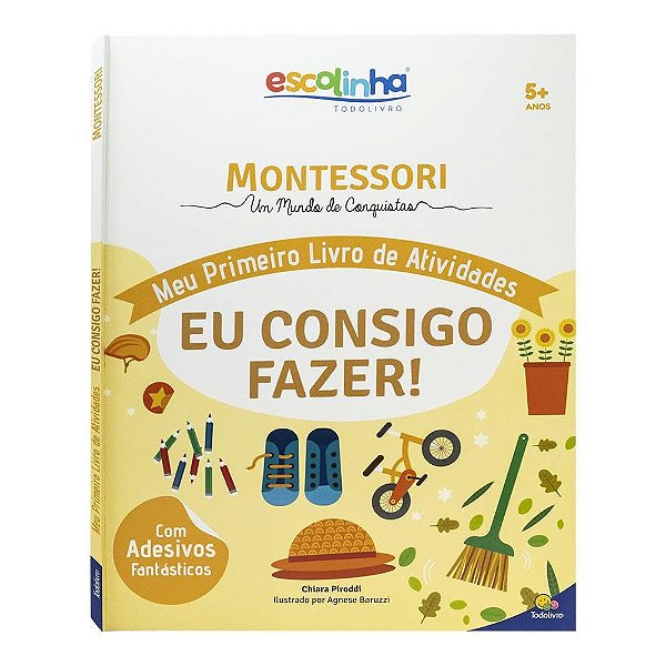 ESCOLINHA MONTESSORI LIVRO ATIVIDADES EU CONSIGO FAZER