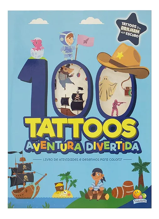 LIVRO TATTOO MANIA  AVENTURA DIVERTIDA