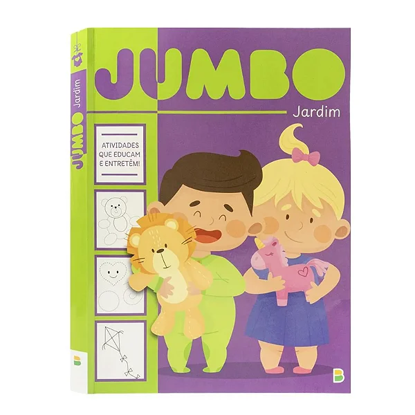 LIVRO JUMBO COLORIR E ATIVIDADES JARDIM
