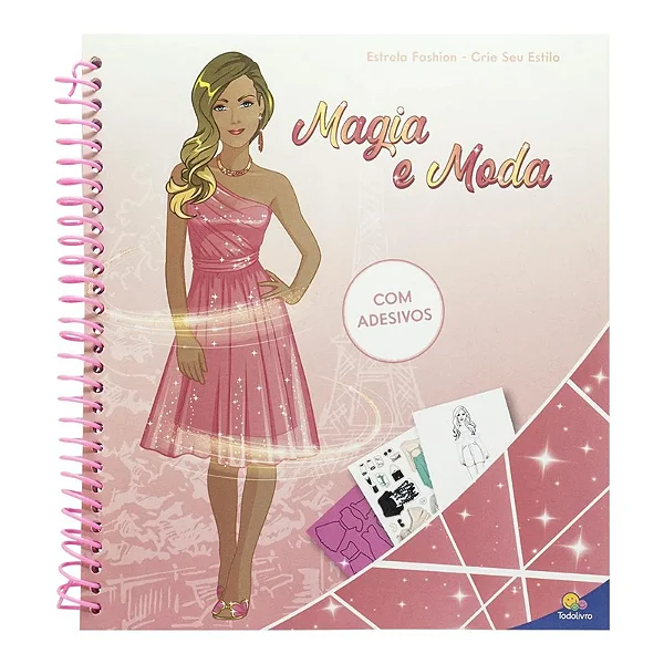 LIVRO ESTRELA FASHION  CRIE SEU ESTILO MAGIA E MODA