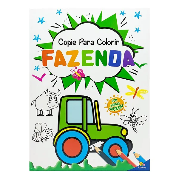 LIVRO COPIE PARA COLORIR FAZENDA