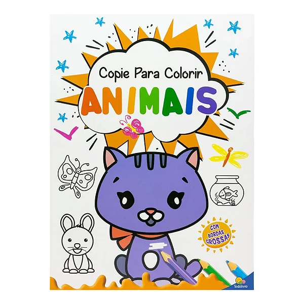 LIVRO COPIE PARA COLORIR ANIMAIS