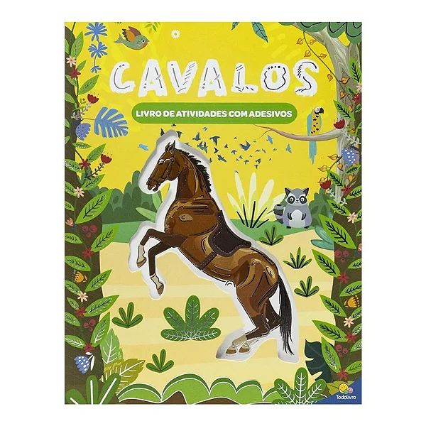 LIVRO DIVERSAO E ADESIVOS CAVALOS