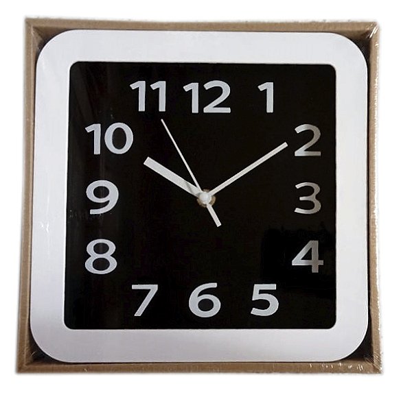 RELOGIO PAREDE 24,5CM PLASTICO