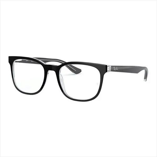 Armação Oculos Grau Ray Ban Rb 5380 2034 52 Preto Brilho